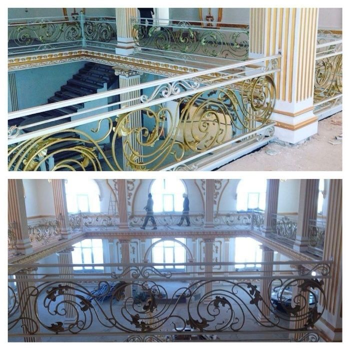 Ковка художественная (эксклюзив из России) ворота перила беседки навес