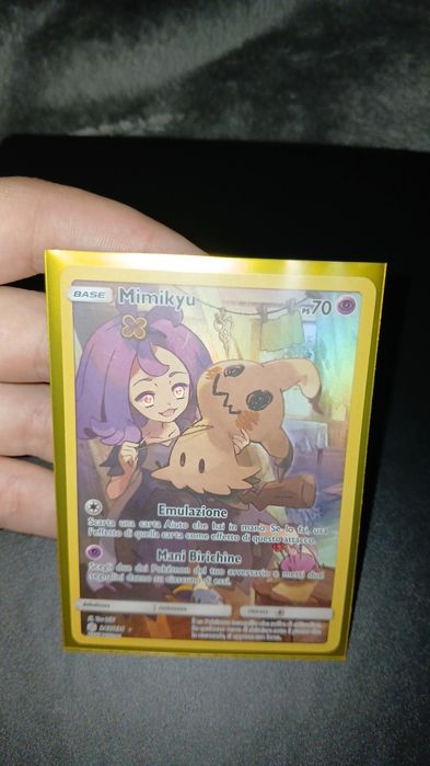 Mimikyu Pokémon carte de colecție în italiană