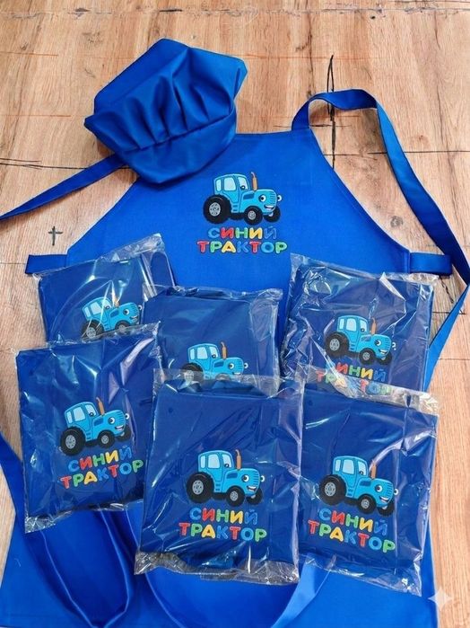 Детские фартуки с логотипом