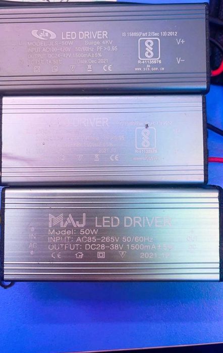 драйвер на свето-диод 50 ватт (50w LED Driver) блок питания