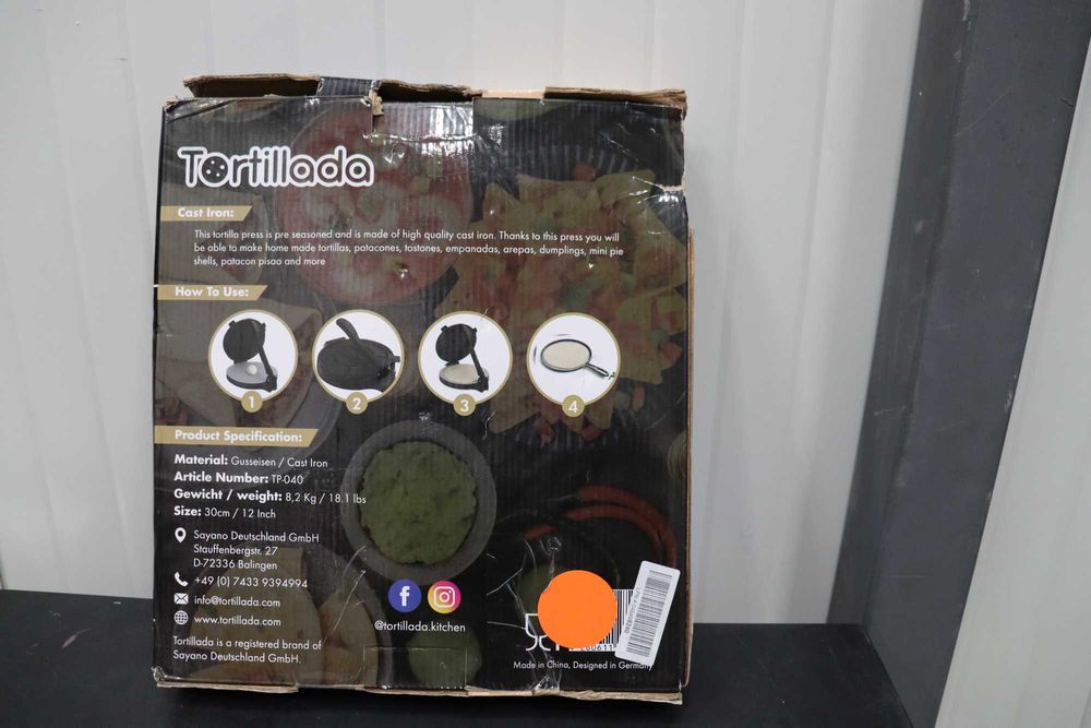 Чугунен тиган с двустранен капак 2в1, Tortillada