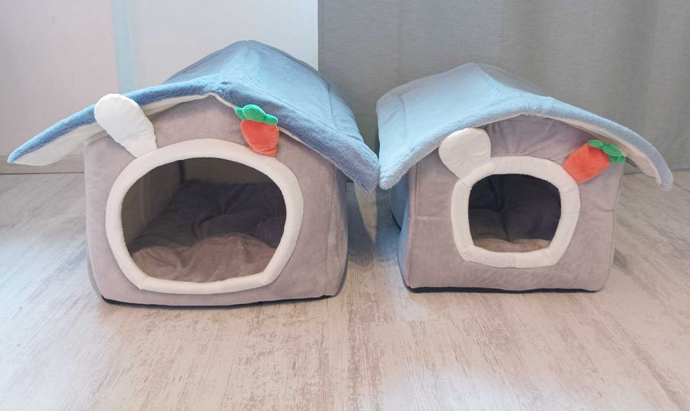 Нова сгъваема плюшена Кучешка къща * Котешка къщичка