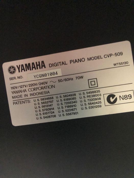 Пианино Yamaha Clavinova