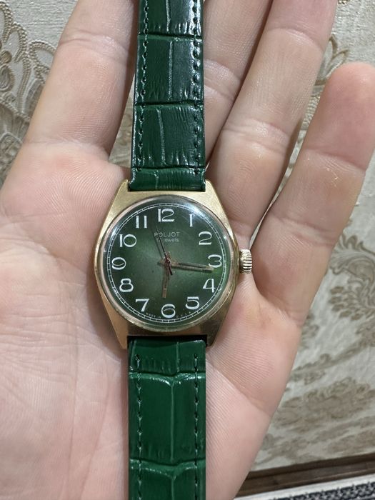 позолоченные часы Полёт (poljot) СССР