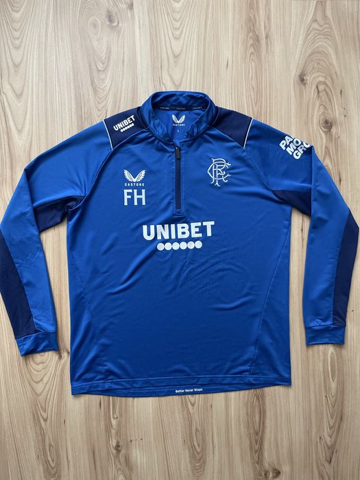 CASTORE Glasgow Rangers FC/мъжки спортен/тренировъчен анорак/суичър L