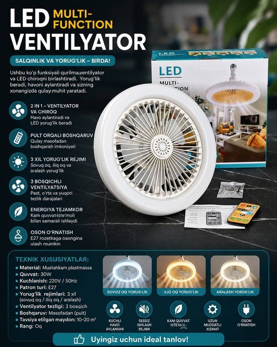 Ventilatirlar arzon narlarda