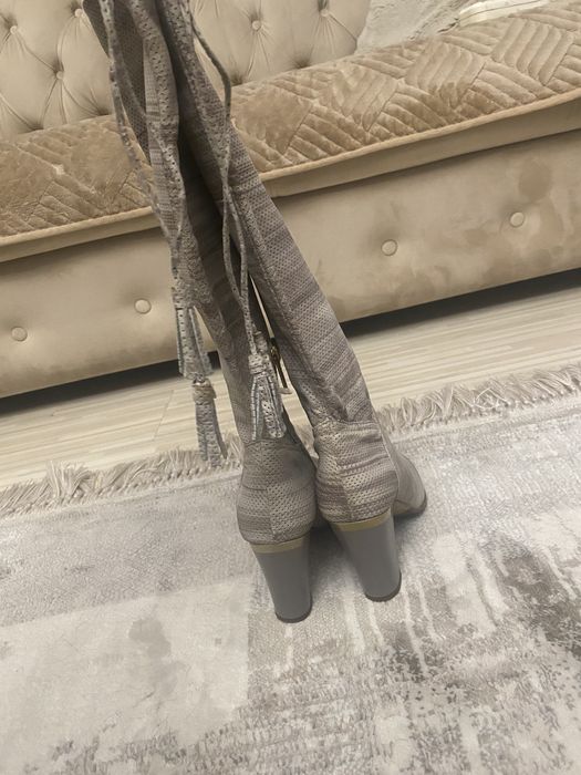 Сапоги из натуральной кожи