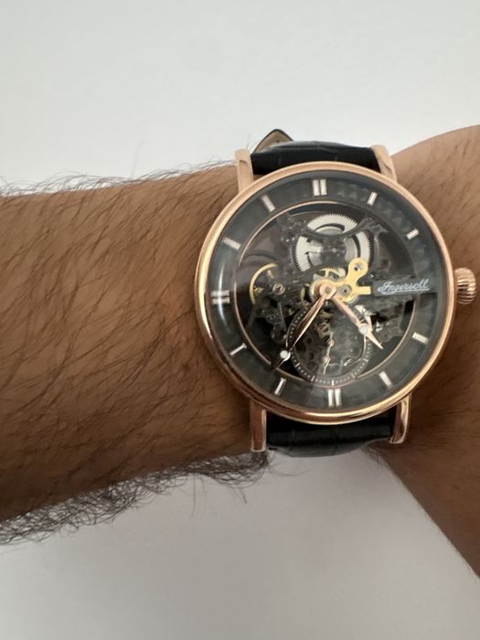 Ceas Automatic Ingersoll The Herald (I00403B) Rose Gold – Ca nou, pachet complet