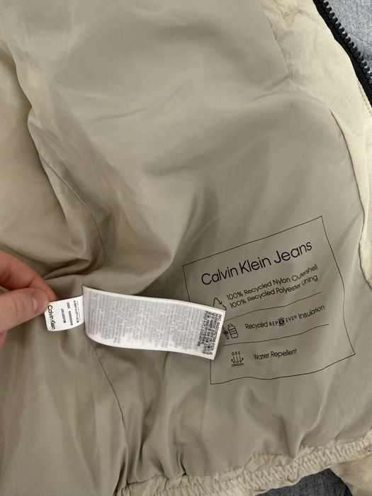 Geaca calvin klein crem marimea xs barbati