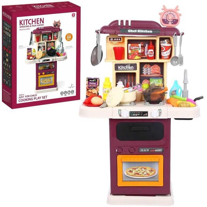 Кухня детская игрушка интерактивная с эффектами от 53 детали, доставка