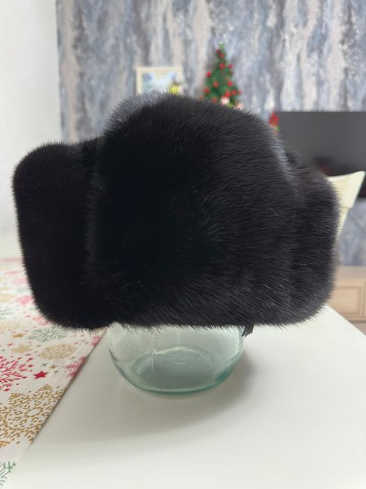 Норковая шапка ушанка