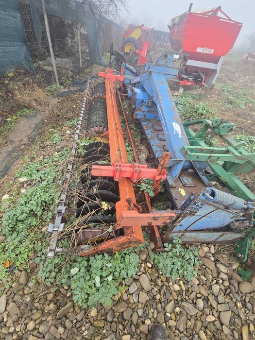 Freza 2,5m Vogel Noot + Freza 4m Rabewerk dotate cu jug de prindere hidraulic
