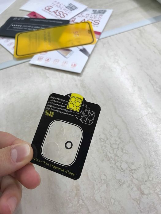 Стъклен протектор за екран и камера Iphone 12mini