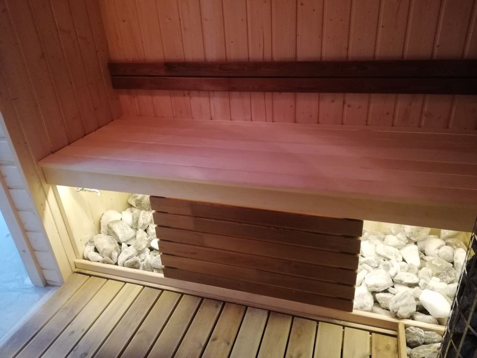 Sauna uscata combinata cu salina