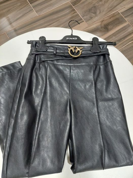 Pinko кожен панталон