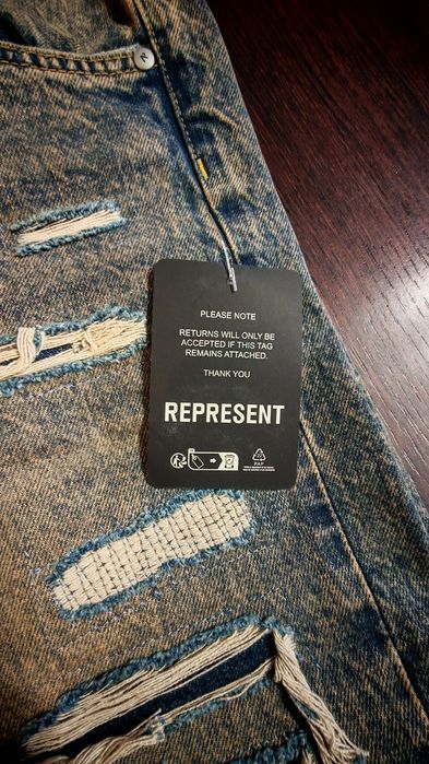BLUGI Represent R3D Double Destroyer Baggy Denim