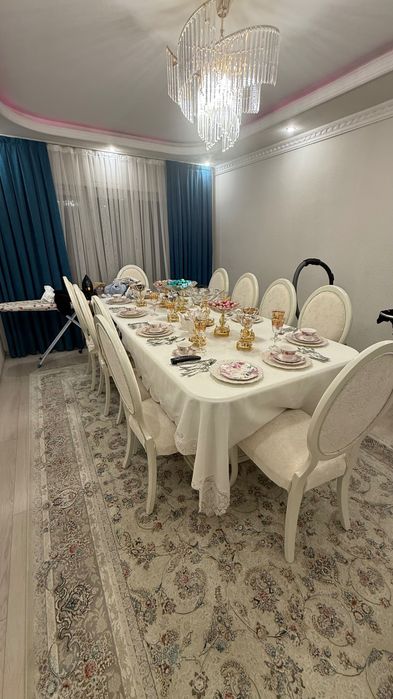 Мебель стол со стульями как Новый!