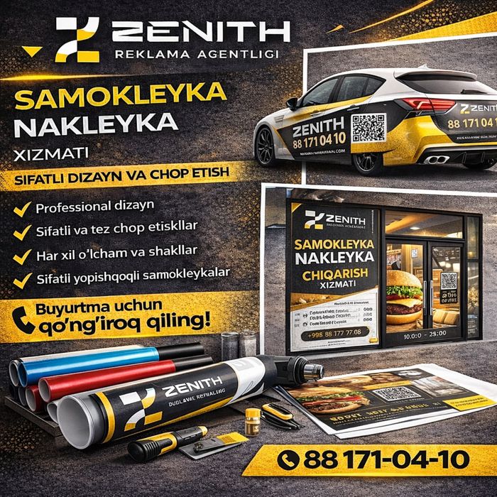 Samokleyka nakleyka chiqarish