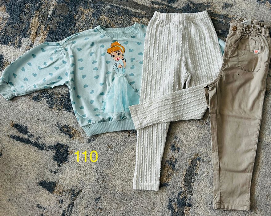 Комплекти 104, 110 размер. Цени от 8 до 18лв. Zara, H&M.