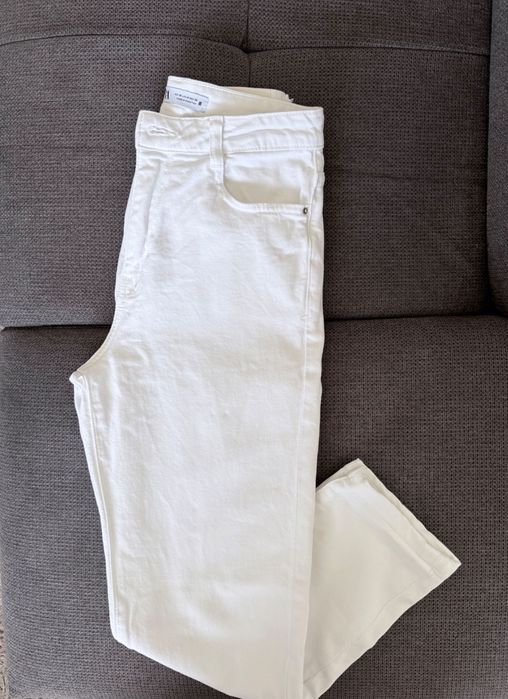 Дамски бели дънки ZARA