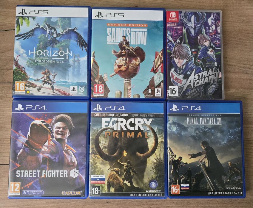 Продаются игры на ps4 ps5