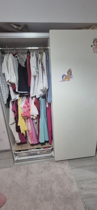Dulap ikea de haine alb 200x150x40
