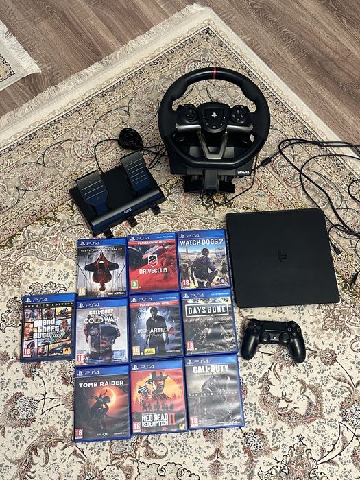 Set Ps4 slim  + volan + jocuri