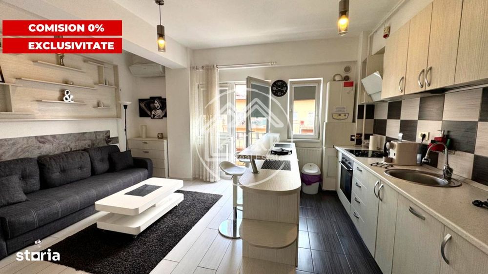 Garsoniera 36mp | Militari Residence | Mobilata/utilata complet | Idea