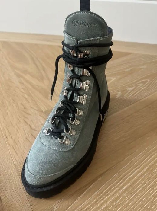 Велурени боти Off White