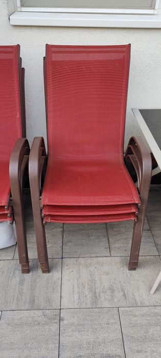 Set 6 scaune terasă+huse