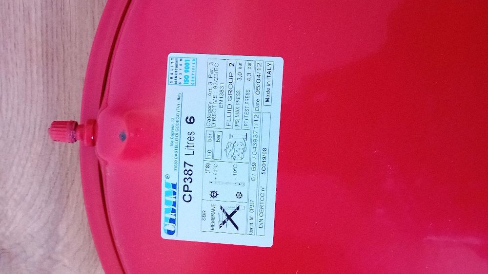 Vas expansiune  6 litri