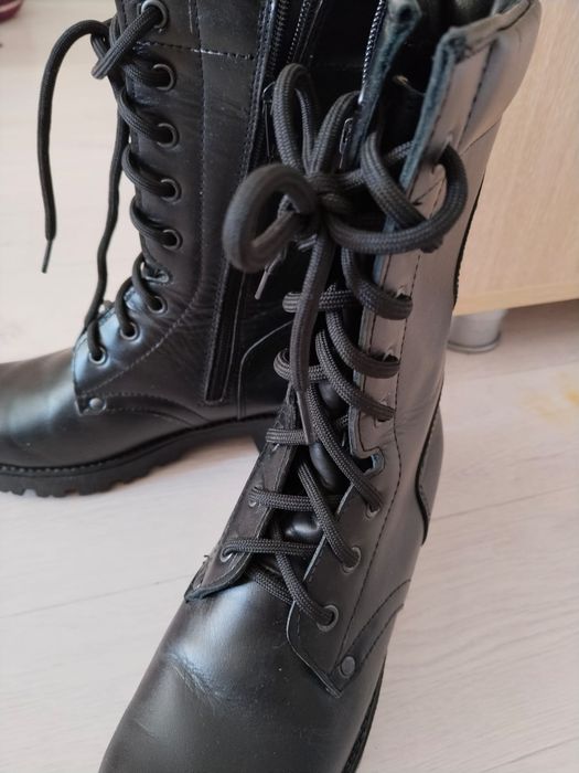 Продам берцы, кожа, размер 37, весна