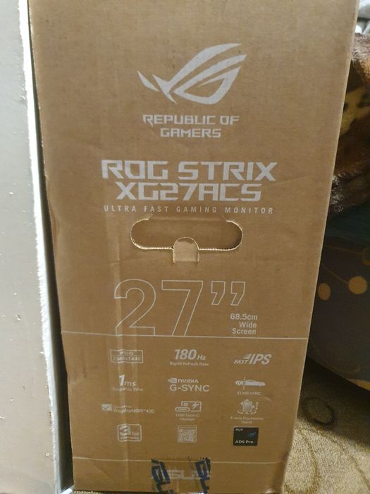 Монитор ASUS ROG Strix XG27ACS 2K, 180hz