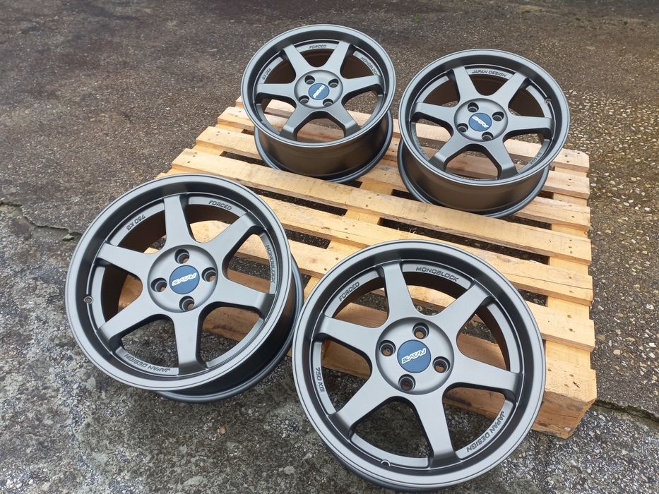 16"4x100 Rays T37 Volk Racing Opel Honda Suzuki Bmw e30 vw Golf Black Матт Бронз