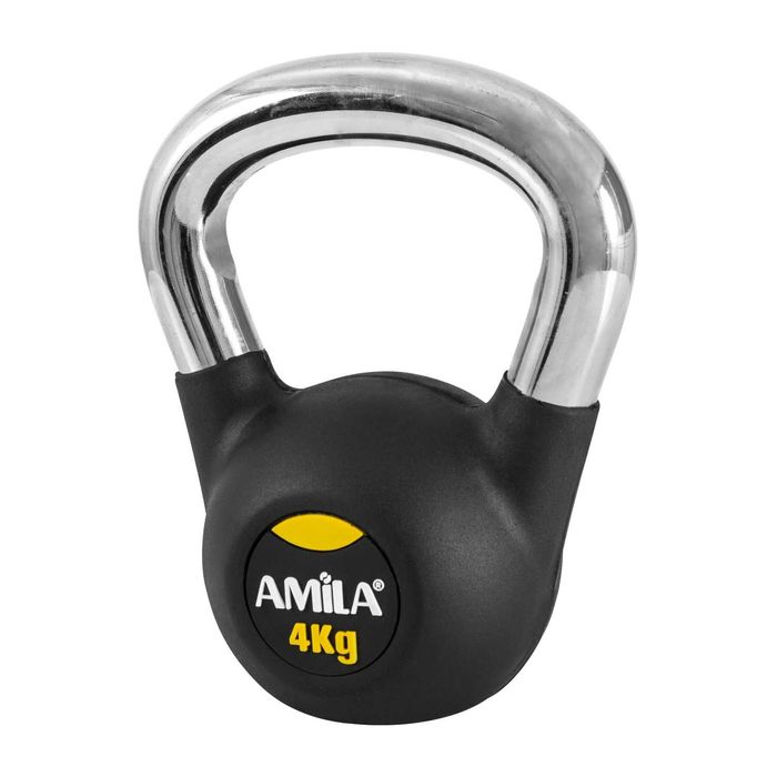 Пудовки с Каучуково Покритие Amila 4  кг - 24 кг, Фитнес Пудовка