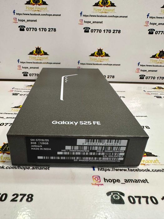 Hope Amanet P13 / Galaxy S25 FE / 128 GB / SIGILAT