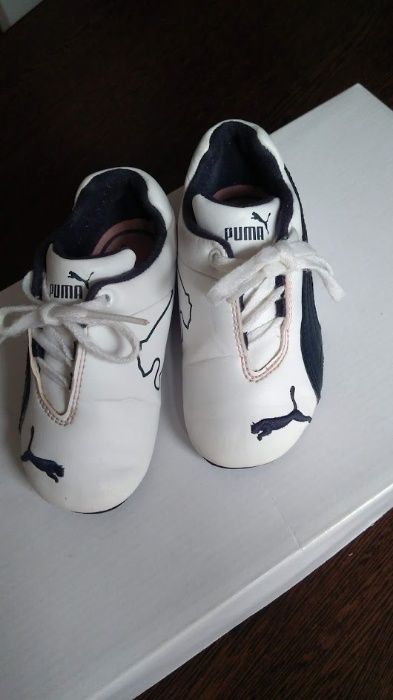 Pantofi sport PUMA, din piele naturala, nr. 24, unisex - UTILIZATI