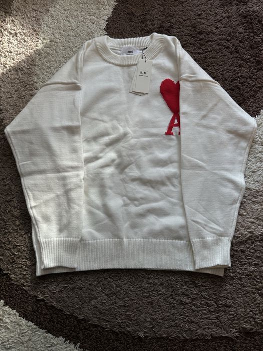 pulover ami alb