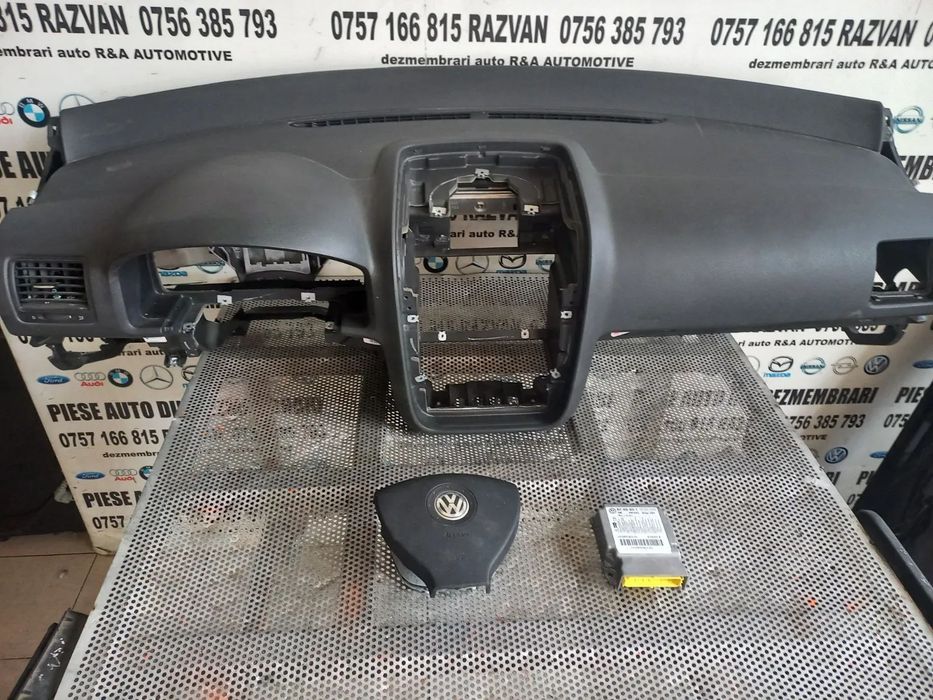 Plansa Bord Kit Airbag Vw Golf 5 Combi Break Variant Jetta Volan Stanga Europa Motor 1.4 Tsi CAX Cu