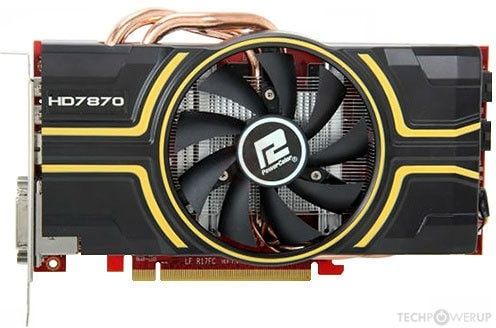 Видеокарта AMD Radeon HD7870 2GB (подобна на GTX1050)