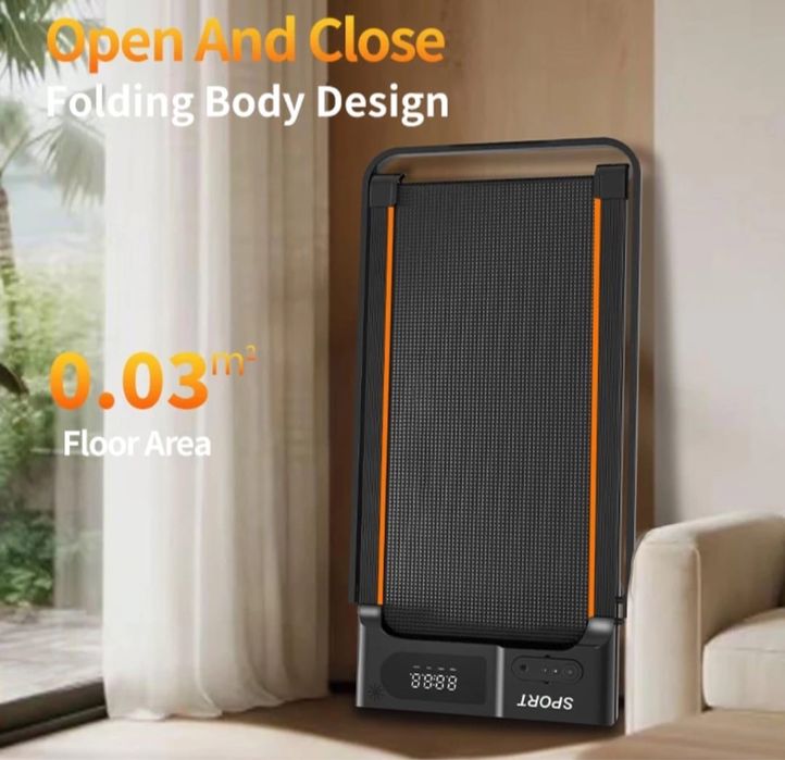 Компактна електрическа бягаща пътекa за домашна употреба