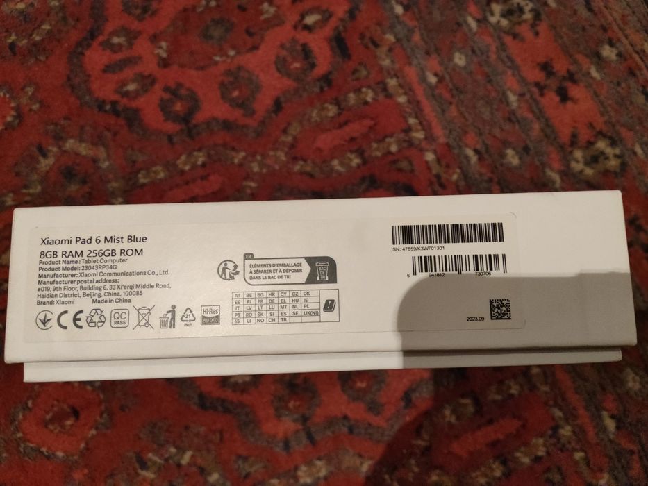 Xiaomi pad 6 8/256gb