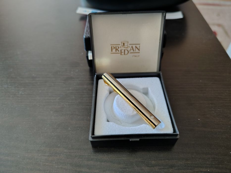 Мъжки копчета за ръкавели и щипка