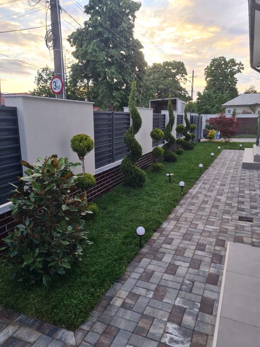 Plante ornamentale si gazon cu sistem de irigati