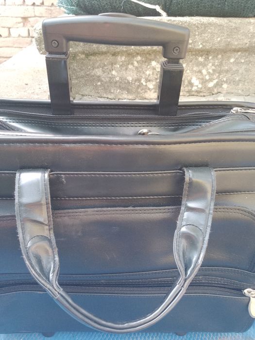 McKlein USA-кожена пътна чанта за лаптоп -органайзер