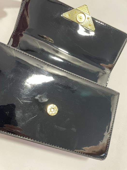 Geanta Prada Neagra Lucioasa