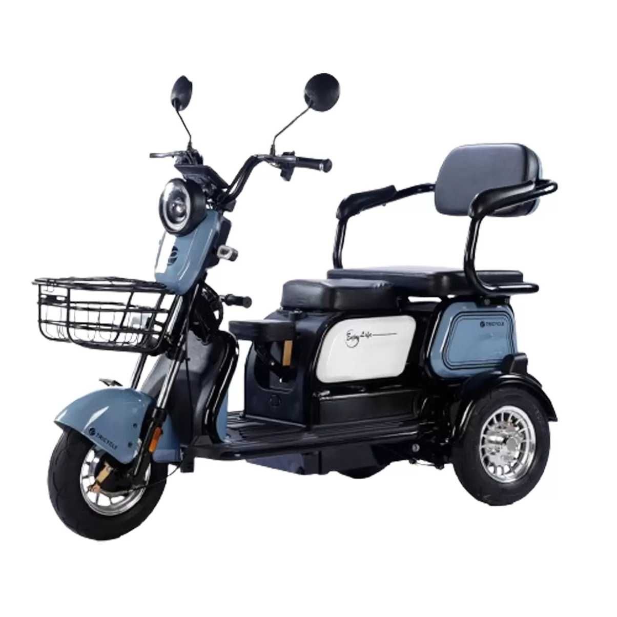 Нова Електрическа Двуместна Триколка - МX3 1000W - модел2024г. гр ...