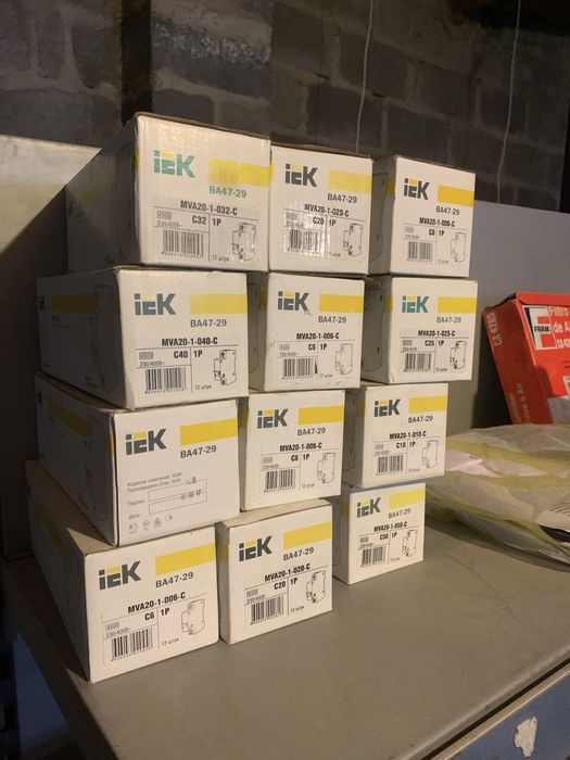 Автоматы новые iek