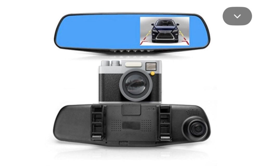 Camera Video Oglinda Retrovizoare Full Hd Doar Fata Card cadou 32Gb
