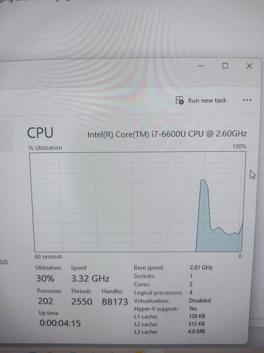 Hp Intel I7 6600U